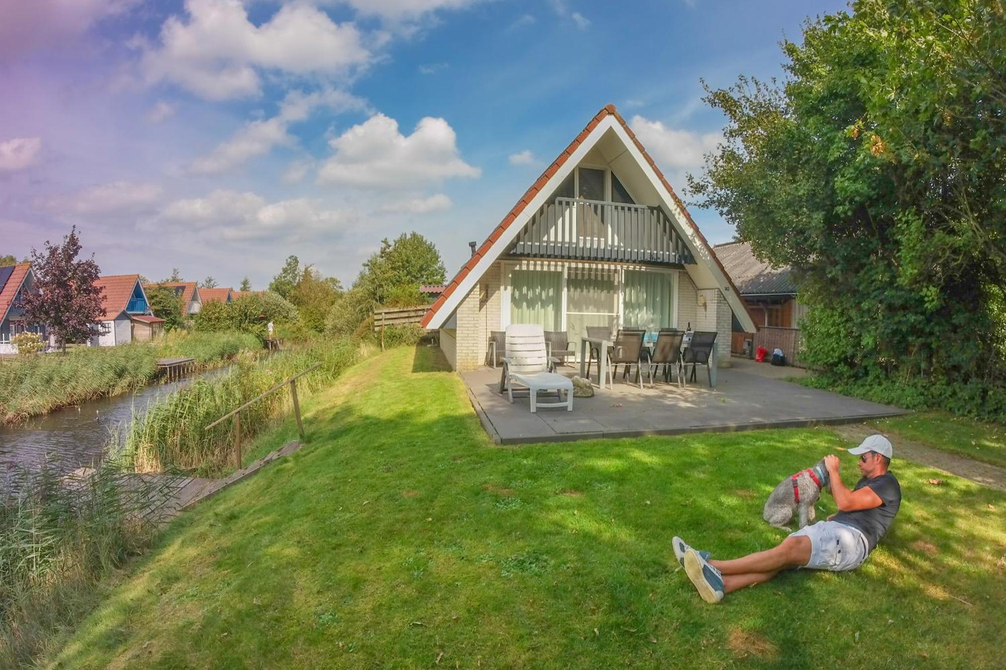 Sonnenhaus 6 Pers House With Sunny Terrace At A Typical Dutch Canal & By Lauwersmeer Lake. Anjum Dış mekan fotoğraf